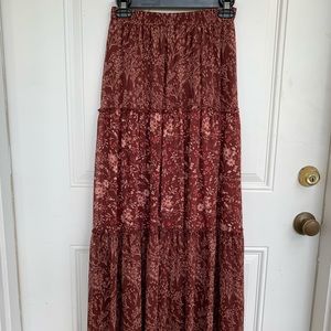 Mauve Maxi Skirt